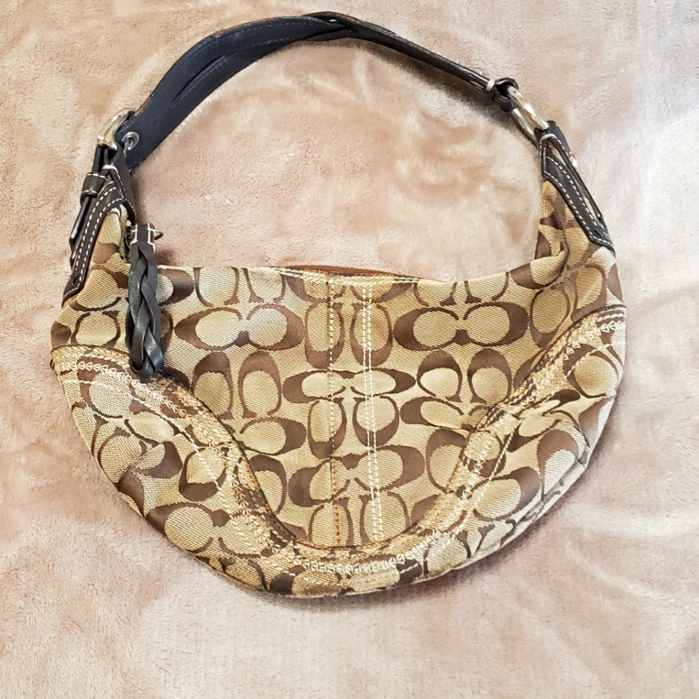 Authentic Coach Mini Hobo Bag